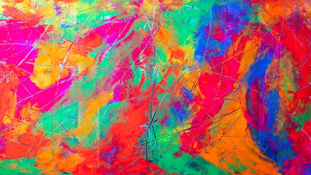 Abstracte acryl handgeschilderde achtergrond