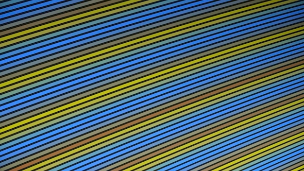 Foto abstracte animatie van heldere veelkleurige strepen die diagonaal vliegen en kleuren veranderen animatie
