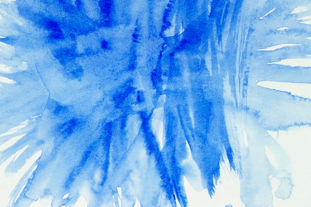 Abstracte aquarel achtergrond Blauwe aquarel vlek