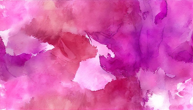 Abstracte aquarel in levendige tinten roze generatieve AI