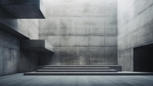 Abstracte betonnen interieur achtergrond