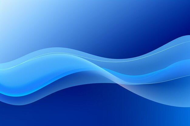 Abstracte blauwe achtergrond met golvende boog