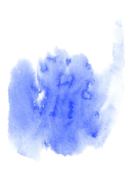 Abstracte blauwe aquarel achtergrond