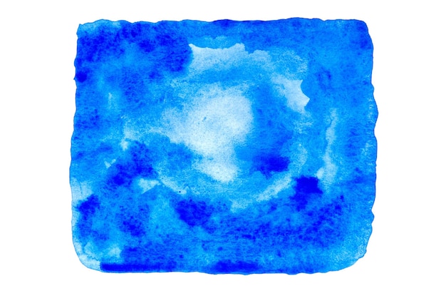 Abstracte blauwe aquarel achtergrond