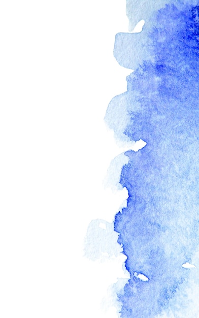 Abstracte blauwe aquarel achtergrond