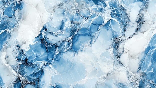 Abstracte blauwe en witte marmeren textuur