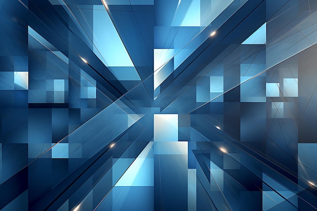 Abstracte blauwe geometrische vormen achtergrond