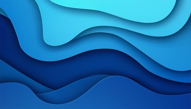 Abstracte blauwe golven