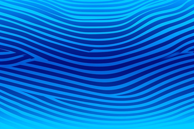 Abstracte blauwe gradiënt van lijnen met halftone decoratie achtergrond