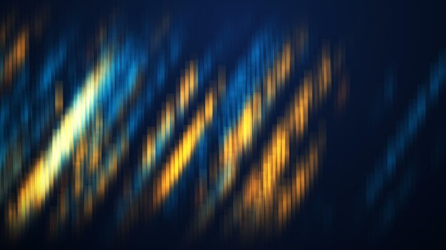 Abstracte blauwe luxe geometrische bewegingsachtergrond met gouden lijnen naadloze looping video animatie ultra hd 4k 3840x2160