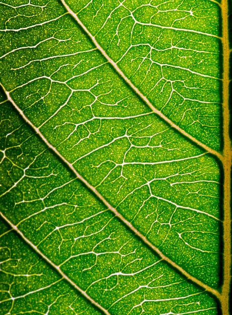 Abstracte close-up groene blad textuur background