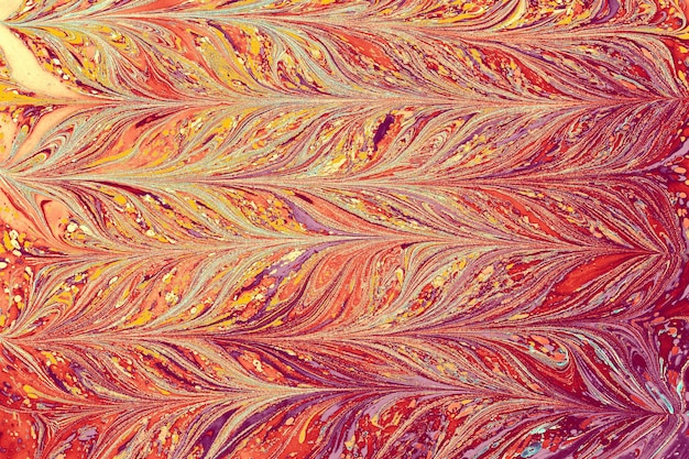 Foto abstracte creatieve marmeren patroontextuur traditionele kunst van ebru-marmering