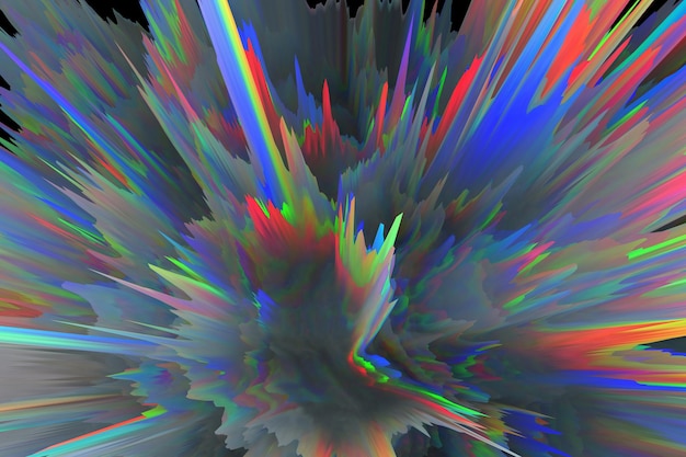 Abstracte digitale scherm glitch effect textuur.