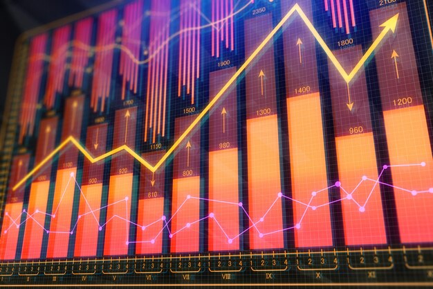 Abstracte forex achtergrond