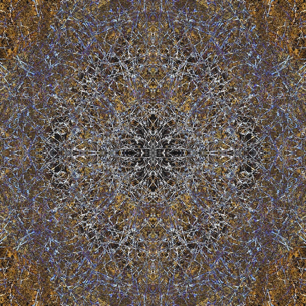 Abstracte fractal geometrische figuur of achtergrond met textuur