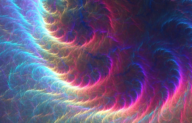 Abstracte fractale patronen en vormen Oneindig universum