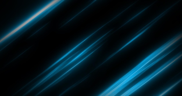 Abstracte futuristische achtergrond blauwe vliegende energie hitech magie gloeiende heldere lijnen