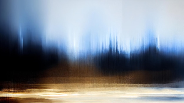 Abstracte futuristische achtergrond met blauwe en gouden lichtstralen