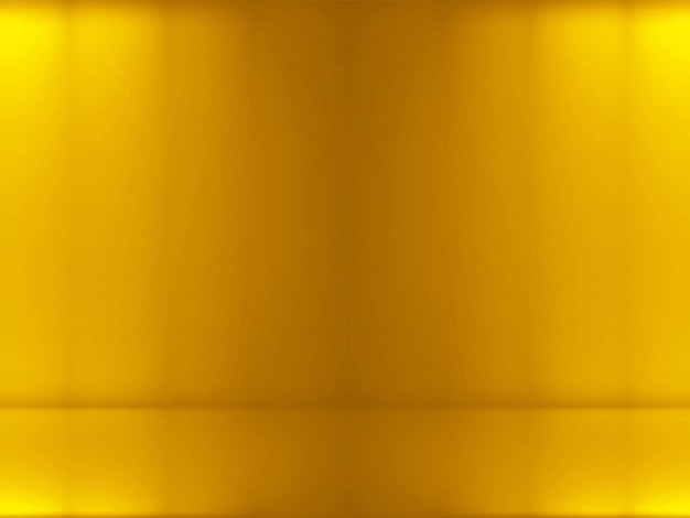 Abstracte gele achtergrond met vloeiend verloop gebruikt voor webontwerpsjablonen, productstudiokamer