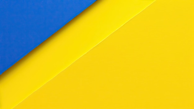 Abstracte gele en blauwe geometrische vormen