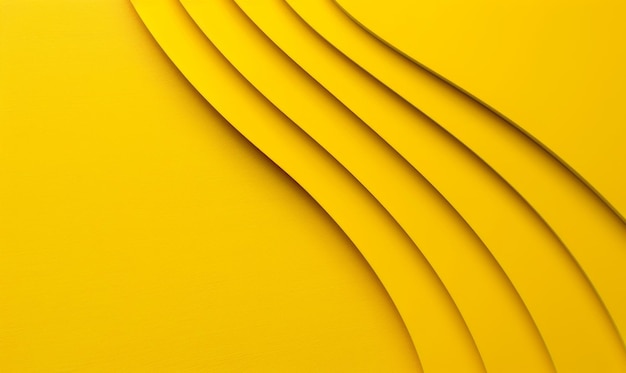 Abstracte gele gebogen lijnen achtergrond