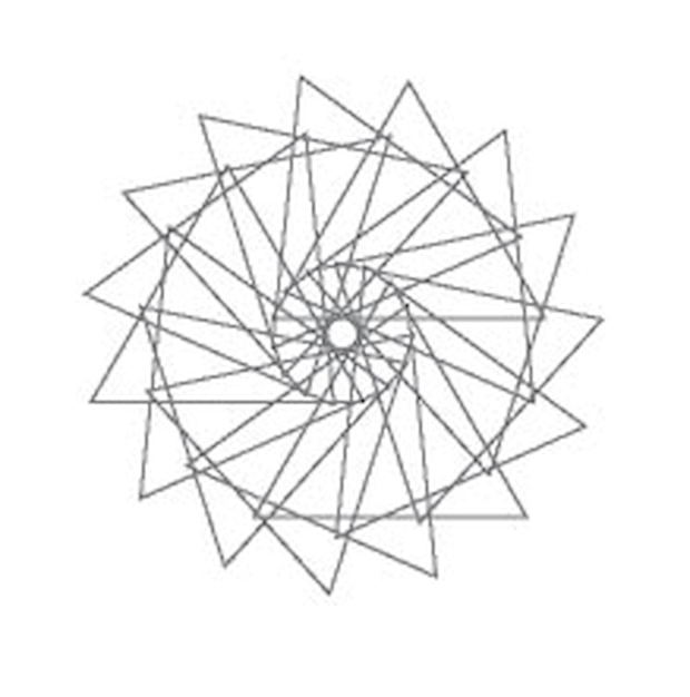 Abstracte geometrische driehoekpatroon