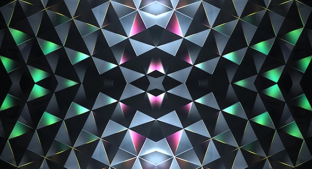 abstracte geometrische neonachtergrond