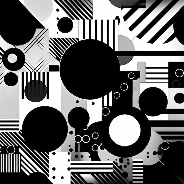 abstracte geometrische vorm zwart-wit zwart-witte achtergrond