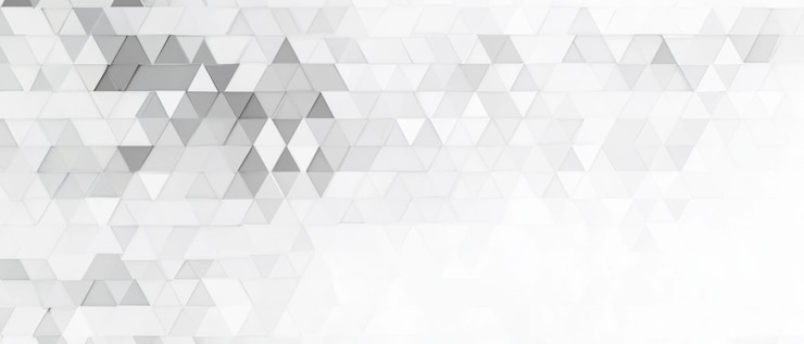 Foto abstracte geometrische witte en grijze driehoekpatroon achtergrond