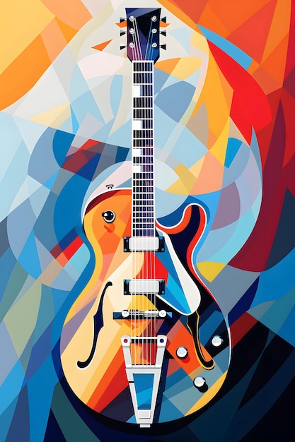 abstracte gitaar