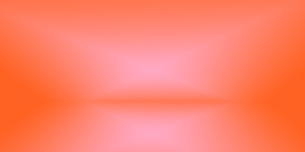 Abstracte gladde oranje achtergrond lay-outontwerp, studio, kamer, websjabloon, bedrijfsrapport met vloeiende cirkel kleur voor de kleurovergang.