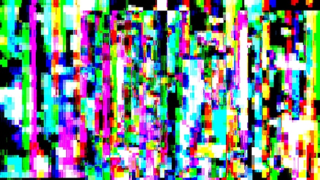 Abstracte glitch pixel achtergrond