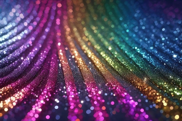 Foto abstracte glitter kleurrijke lichten achtergrond