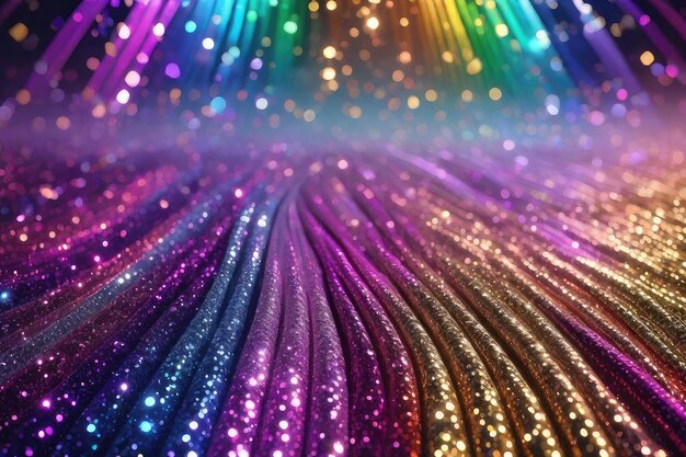 Foto abstracte glitter kleurrijke lichten achtergrond