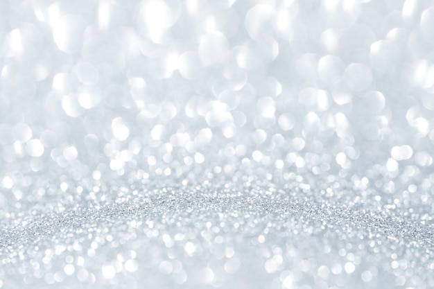 Abstracte glitter zilveren achtergrond met kopieerruimte winterconcept