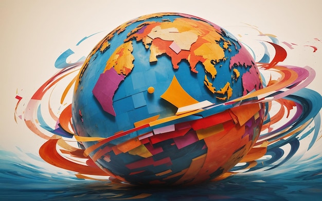 Abstracte Globe