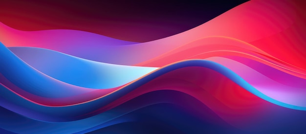 Abstracte golven achtergrond futuristische stijl tech thema voor telefoon behang kleurrijke kunst