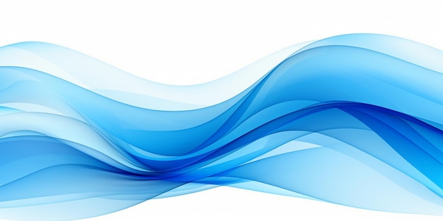 Foto abstracte golven op een witte achtergrond