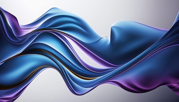 Abstracte Golven Trend Kleurovergang Creatief Ontwerp Achtergrond
