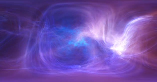 Abstracte golven van iriserende gloeiende energie magische kosmische galactische wind heldere abstracte achtergrond