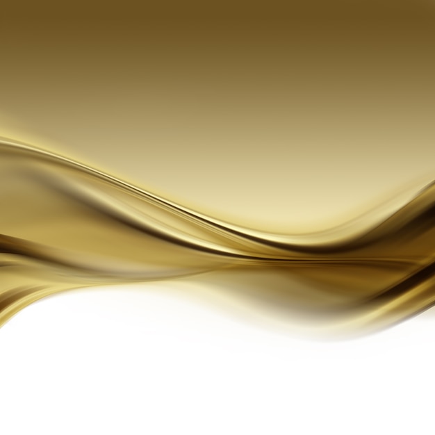 Abstracte gouden achtergrond met vloeiende lijnen