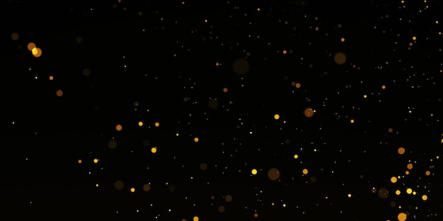 Abstracte gouden bokeh defocus door neonlichten wazige achtergrond..