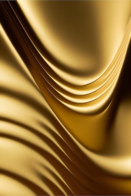 Abstracte gouden golvende kromme modern op een luxe gouden achtergrond