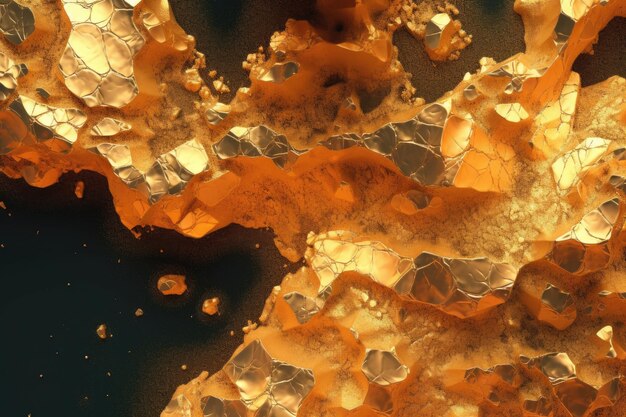 Abstracte gouden minerale achtergrond