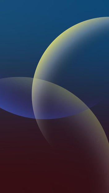 Abstracte gradiëntcurven mobiel behang