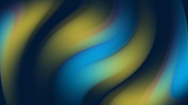 Abstracte gradiëntlijnen Golfpatroon Stippellijnen Neon golven deeltjes achtergrond