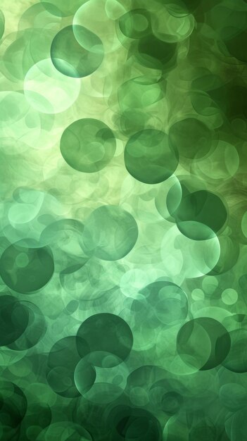 Foto abstracte groene bokeh achtergrond