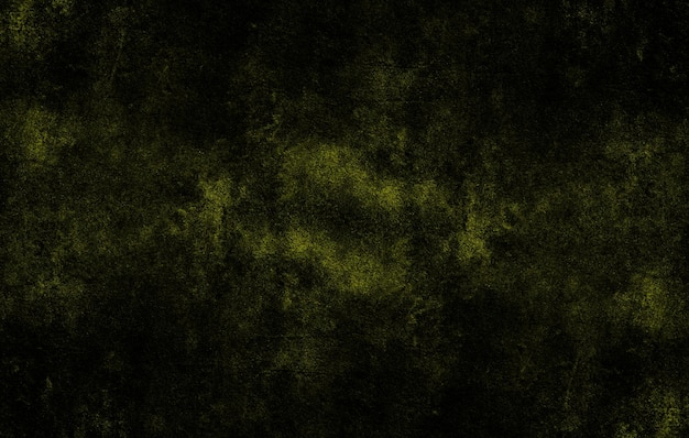 Abstracte groene grunge textuur op een donkere betonnen muur oppervlak voor background