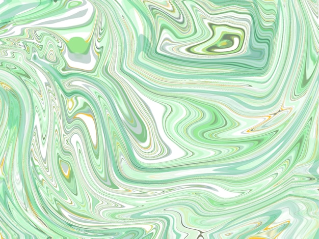 Foto abstracte groene vloeiende golfpatroon achtergrond zoals een marmeren wenskaart of stof