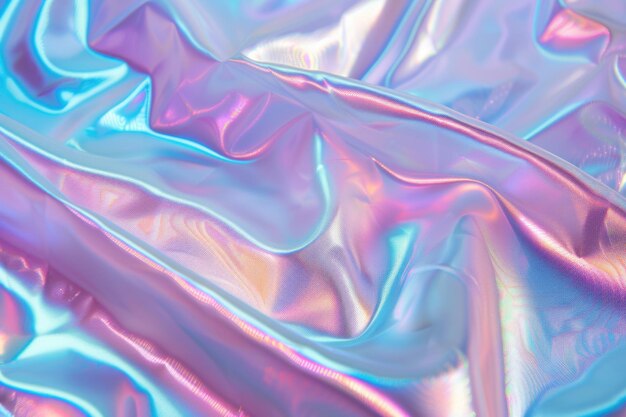 Abstracte holografische achtergrond in blauwe en roze kleuren